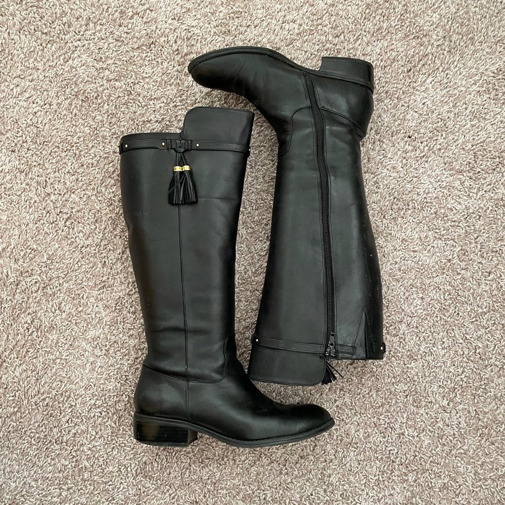 Ralph Lauren Black Riding Boots
